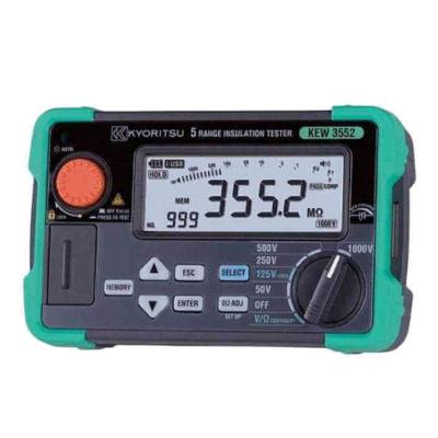 Đồng hồ đo điện trở cách điện KYORITSU KEW 3552