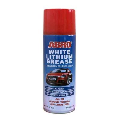 CHAI XỊT MỠ BÒ TRẮNG BÔI TRƠN ABRO WHITE LITHIUM GREASE 284G LG-380